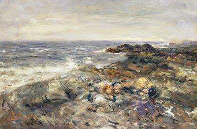 Wrakhout en jetsam door William McTaggart